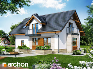 Projekt domu ARCHON+ Dům mezi rododendrony 15 (N) ver.2