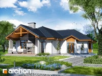 Projekt domu ARCHON+ Dům mezi kořeny ver.2