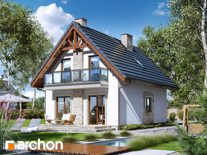 Projekt domu ARCHON+ Dům mezi koniklecemi (A)