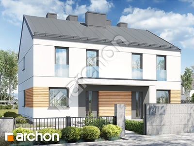 Projekt domu ARCHON+ Dům v tunbergii (R2) ver.2