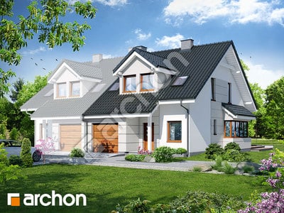 Projekt domu ARCHON+ Dům s klematisem 7 (B)