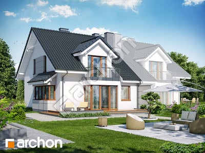 Projekt domu ARCHON+ Dům s klematisem 7 (B)
