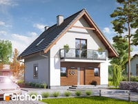 Projekt domu ARCHON+ Dům mezi koniklec 3