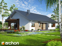 Projekt domu ARCHON+ Dům pod moruší ver.2