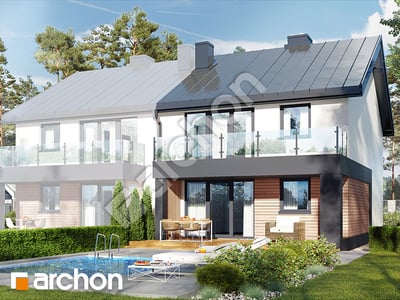 Projekt domu ARCHON+ Dům mezi maceškami 16 (R2B) ver.3