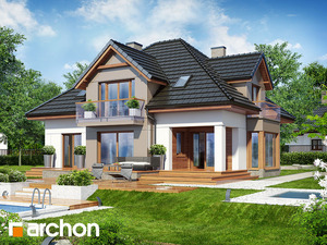 Projekt domu ARCHON+ Dům v měsíčku 2 (N)