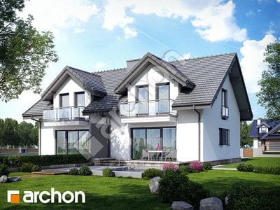 Projekt domu ARCHON+ Dům s klematisem 5 ver.2