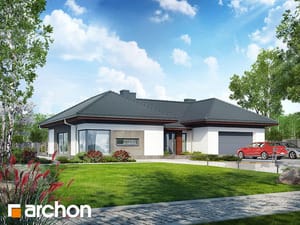 Projekt domu ARCHON+ Dům mezi klíviemi (G2)