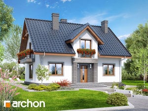 Projekt domu ARCHON+ Dům s tolicí dětelovou 5 ver.2