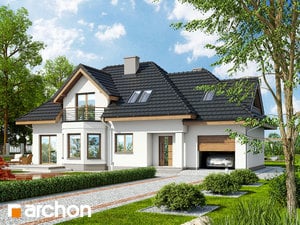 Projekt domu ARCHON+ Dům mezi avokádem (G) ver.2