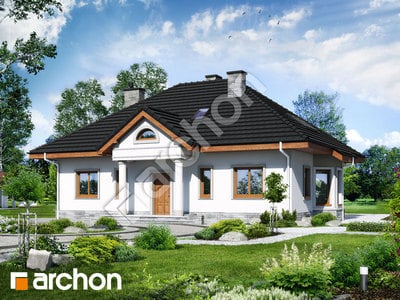 Projekt domu ARCHON+ Dům pod jeřábem 5 ver.2