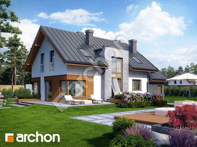 Projekt domu ARCHON+ Dům v rákosí ver.2