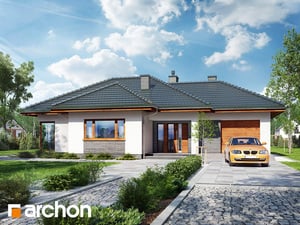 Projekt domu ARCHON+ Dům v blatouchu
