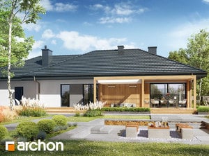 Projekt domu ARCHON+ Dům ve svatolíne 4 (G2)