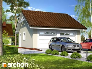 Projekt domu ARCHON+ Garáž pro dvě vozidla G9
