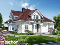 Projekt domu ARCHON+ Dům mezi tymiánem 2