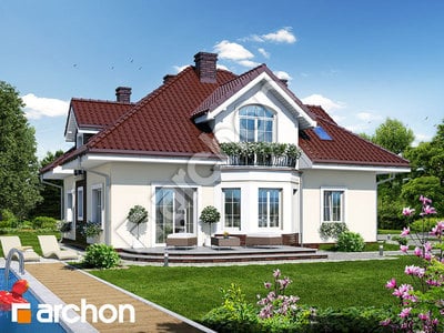 Projekt domu ARCHON+ Dům mezi tymiánem 2
