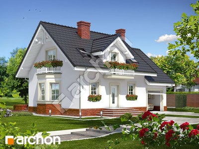 Projekt domu ARCHON+ Dům mezi rododendrony 15 ver.2