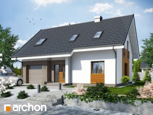 Projekt domu ARCHON+ Dům v limetkách ver.2