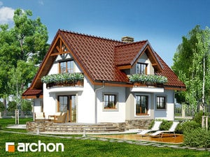 Projekt domu ARCHON+ Dům pod jabloní antonovka (GP)