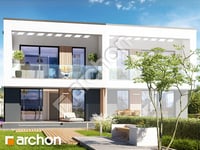Projekt domu ARCHON+ Dům mezi maceškami 6 (R2BE) ver.3