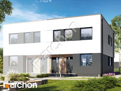 Projekt domu ARCHON+ Dům mezi maceškami 6 (R2BE) ver.3