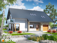 Projekt domu ARCHON+ Dům ve vistáriích 3