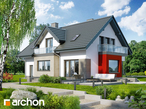 Projekt domu ARCHON+ Dům mezi rododendrony 8 (N)
