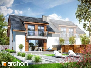 Projekt domu ARCHON+ Dům s klematisem 20 (B) ver.2