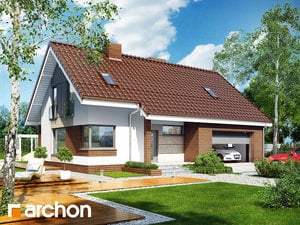 Projekt domu ARCHON+ Dům v heuchériích (G2)