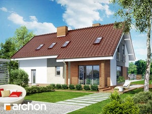Projekt domu ARCHON+ Dům v heuchériích (G2)