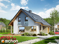 Projekt domu ARCHON+ Dům v heuchériích (P)
