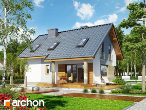 Projekt domu ARCHON+ Dům v heuchériích (P)