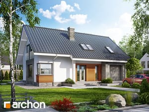 Projekt domu ARCHON+ Dům v křivatci (P)