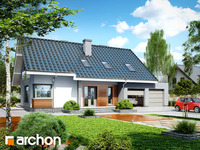 Projekt domu ARCHON+ Dům v křivatci (G2)