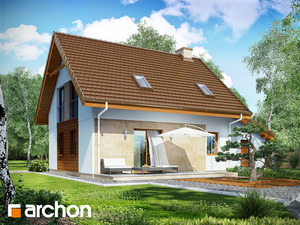 Projekt domu ARCHON+ Dům v zelencích 2 (G)