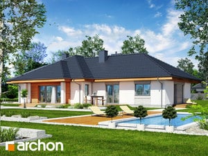 Projekt domu ARCHON+ Dům v gloksíniích 2