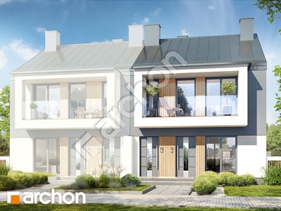Projekt domu ARCHON+ Dům mezi maceškami 12 (R2B) ver.2