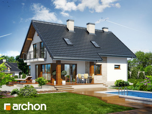Projekt domu ARCHON+ Dům v idaredech 3