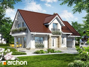 Projekt domu ARCHON+ Dům v lantane ver.2