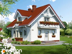 Projekt domu ARCHON+ Dům mezi rododendrony
