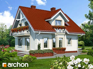 Projekt domu ARCHON+ Dům mezi rododendrony
