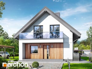 Projekt domu ARCHON+ Dům mezi koniklecemi 4