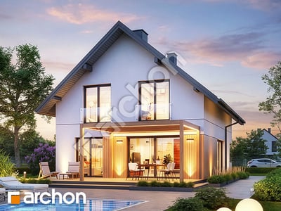 Projekt domu ARCHON+ Dům mezi anýzem 4