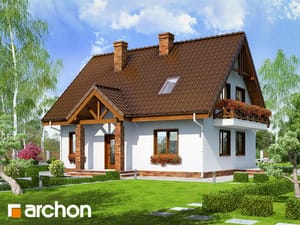 Projekt domu ARCHON+ Dům mezi petrklíči ver.2