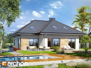 Projekt domu ARCHON+ Dům v rozkvetlé zahradě (G2)