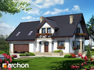 Projekt domu ARCHON+ Dům mezi tamaryškem 4 (G2) ver.2