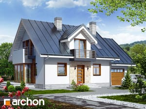 Projekt domu ARCHON+ Dům mezi rododendrony 6 (N)