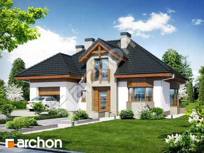 Projekt domu ARCHON+ Dům v salátech 5 ver.2