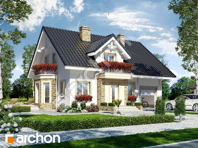 Projekt domu ARCHON+ Dům mezi rododendrony 14 ver.2
